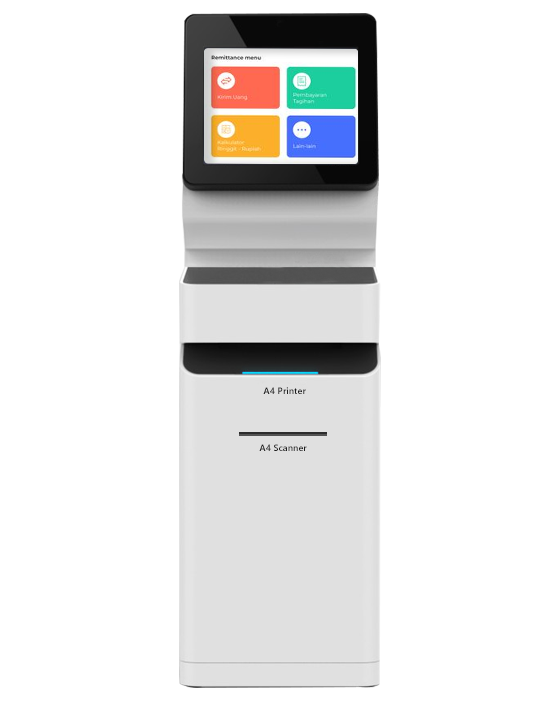 Self-service remittance kiosk