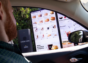 Drive thru kiosk for restaurants