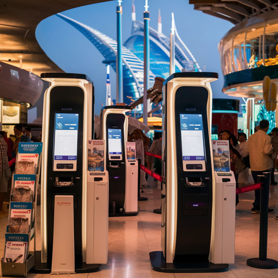 tourism kiosk machine