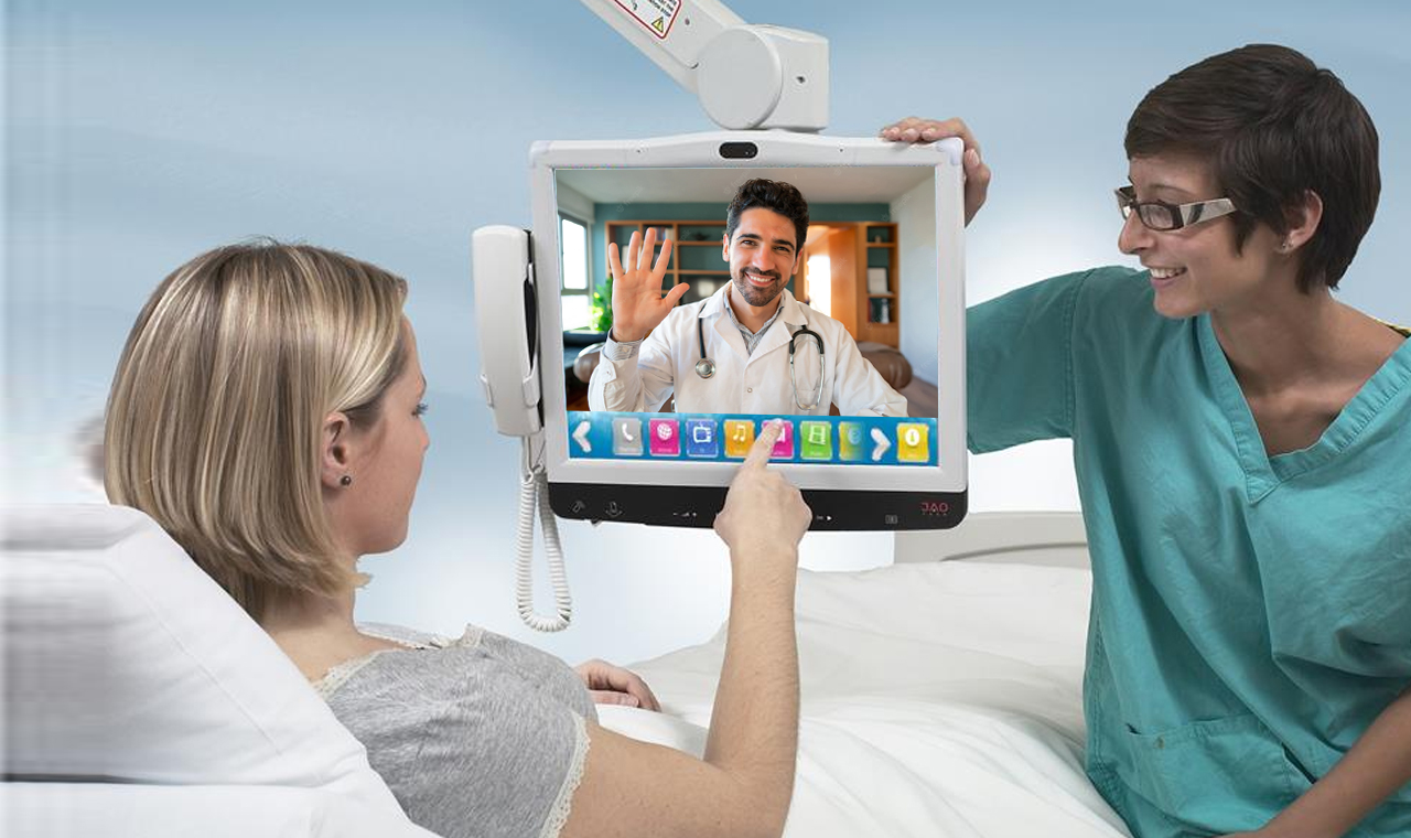 hospital kiosk video conferencing