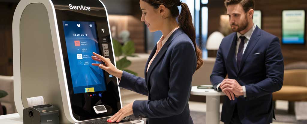 banking self-service kiosk