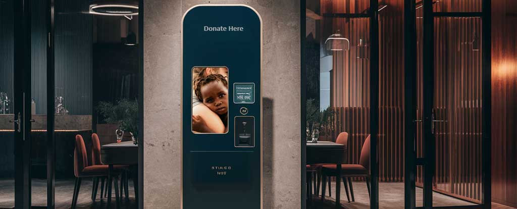 donation kiosk machine