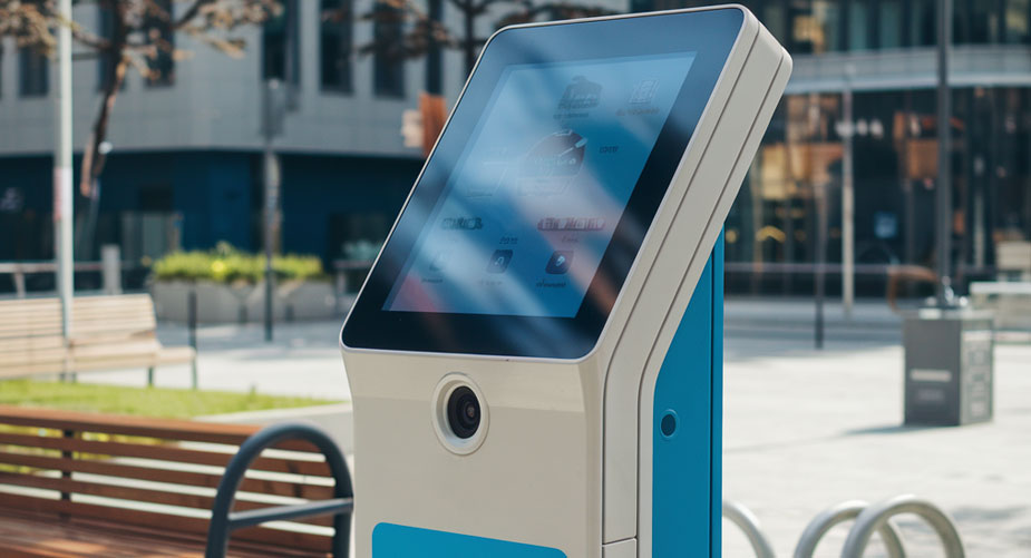 kiosk machine for smart city