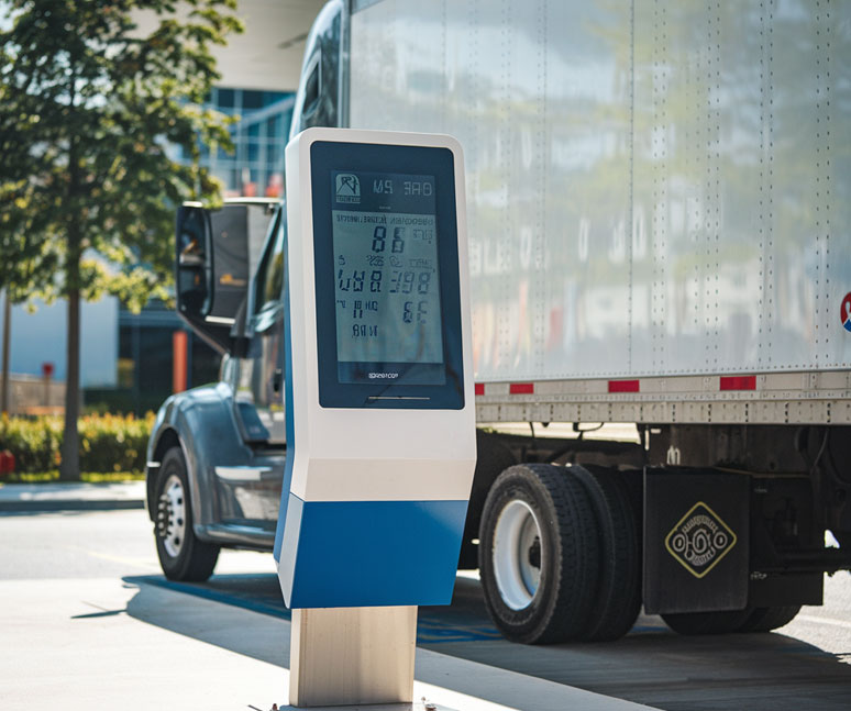 self service driver check-in kiosk