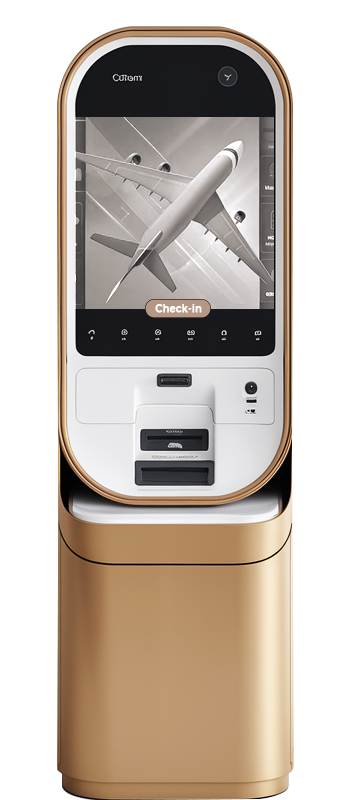 airport check-in kiosk