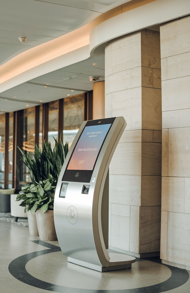 hospital check-in kiosk