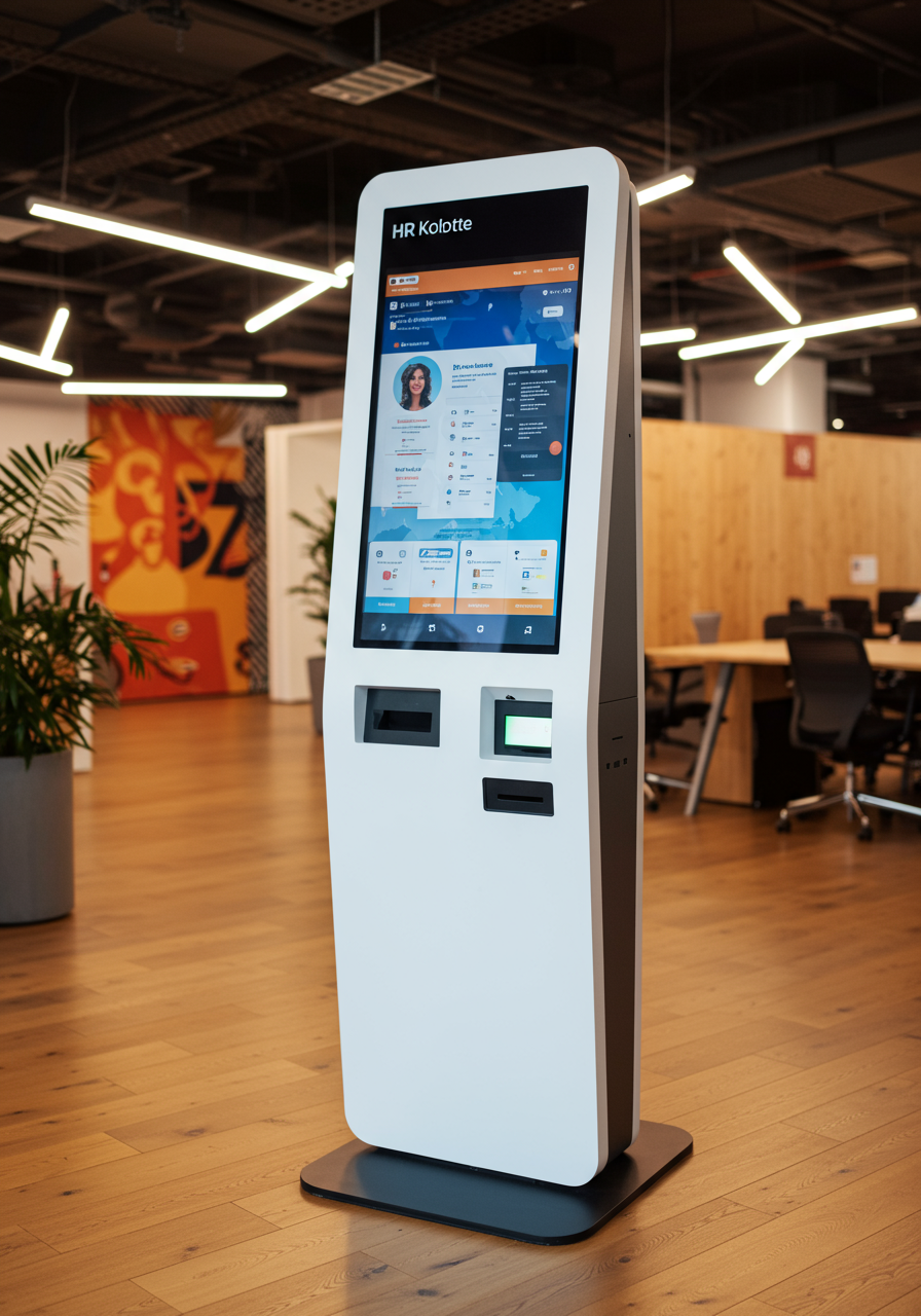 Employee self service kiosk machine