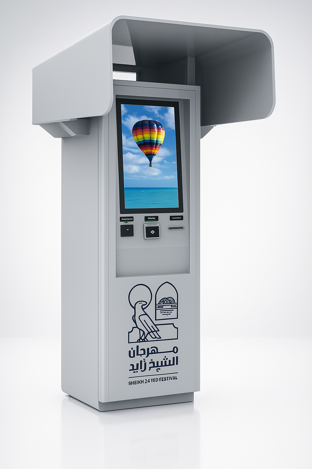sheikh zayed festival ticketing kiosk