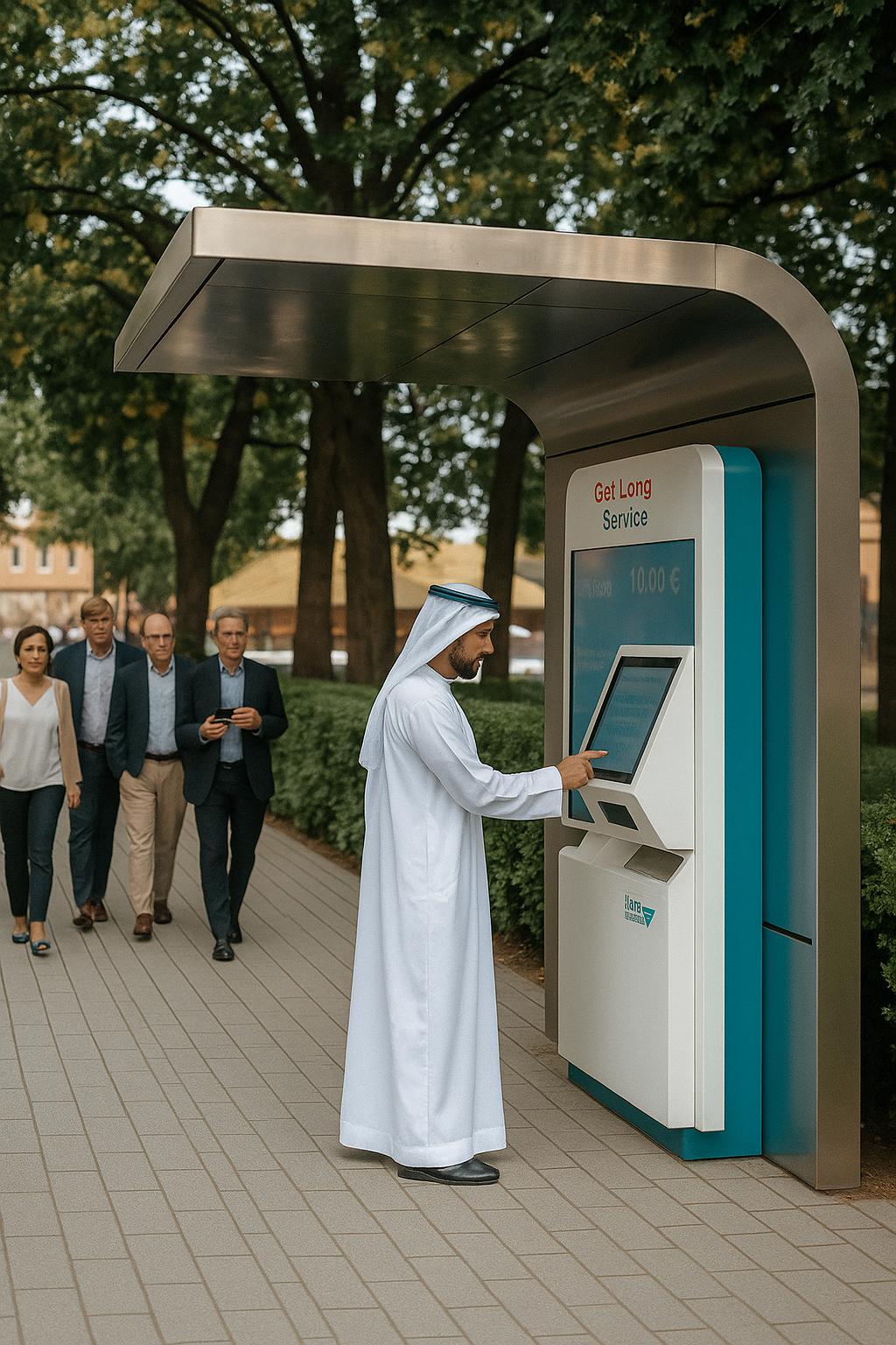 ticketing kiosk machine