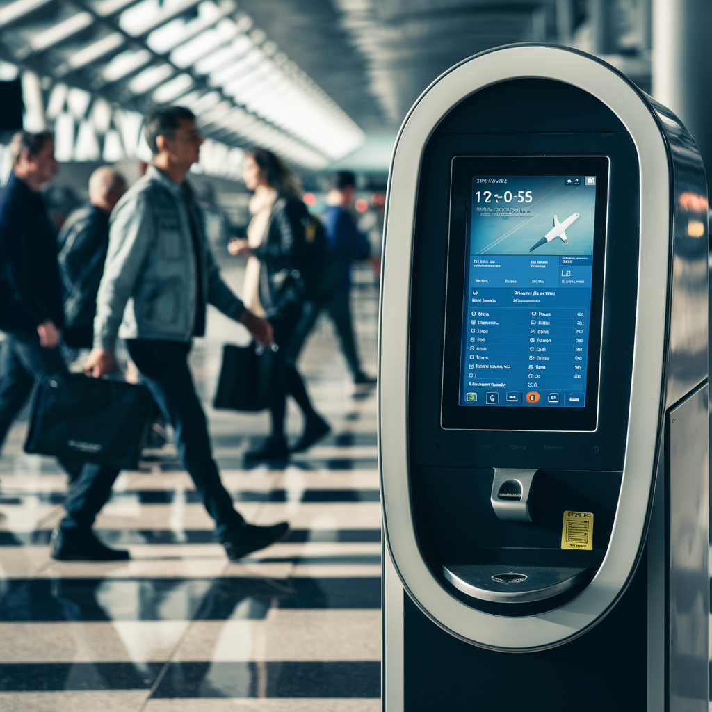 airport kiosk machine