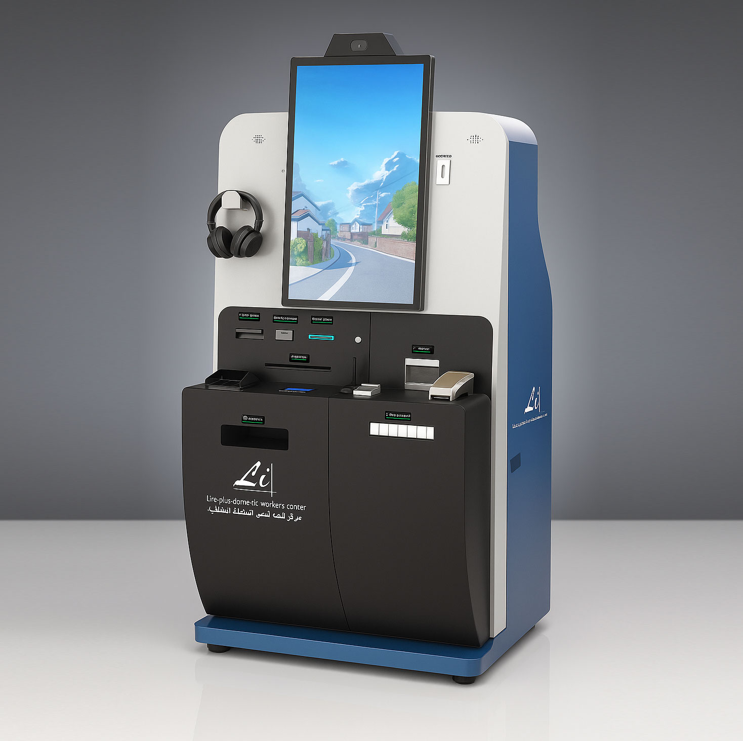 life plus tadbeer visa processing kiosk