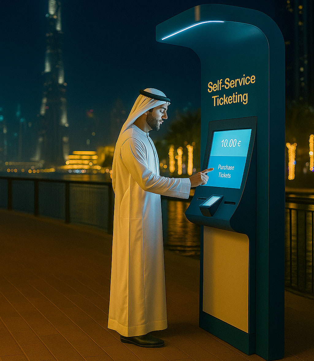 ticketing kiosk machine