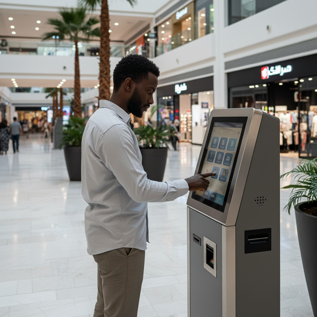 kiosk machine libya