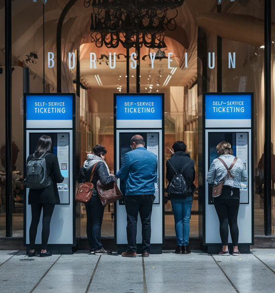 museum kiosk