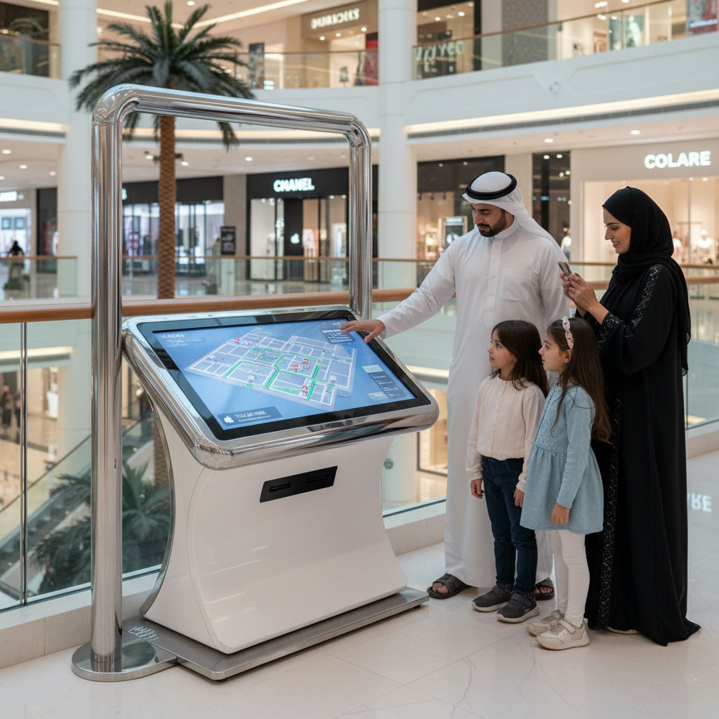 indoor wayfinding kiosk