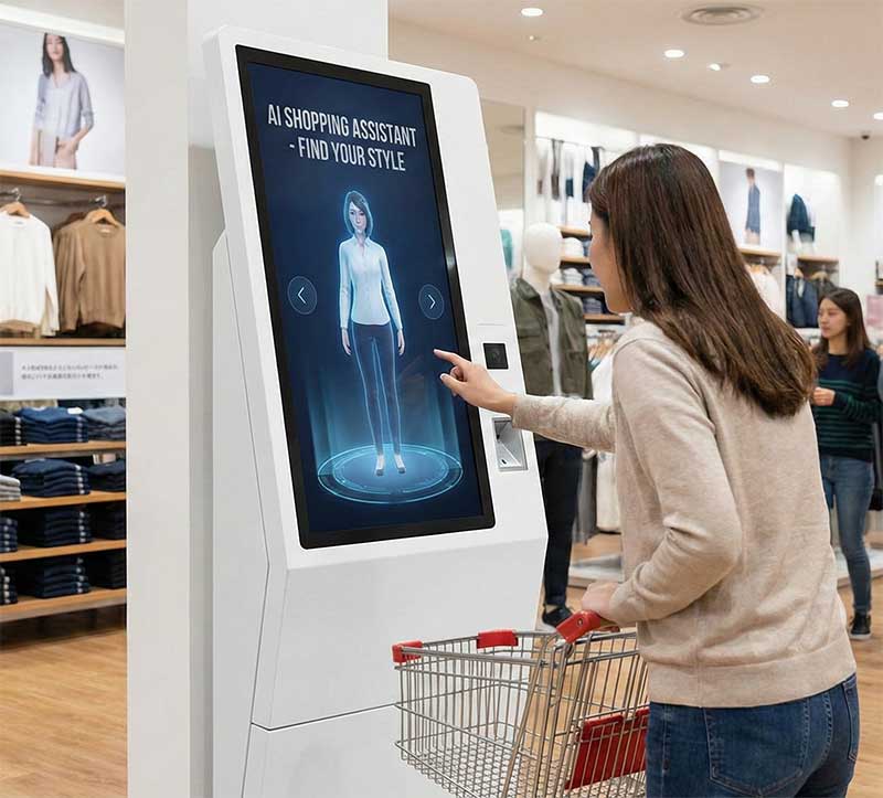 ai self-service kiosk machine