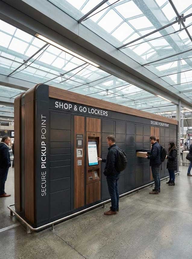 self-service Locker kiosk