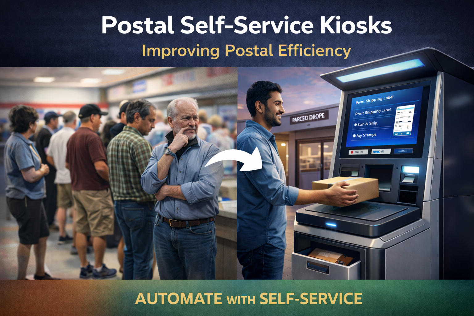Postal self-service Kiosks to Improve Postal Service efficiency (2026)