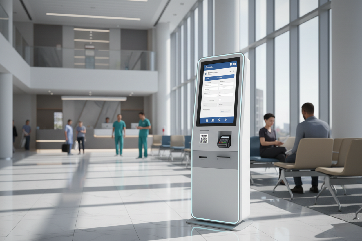 self service hospital check-in kiosk