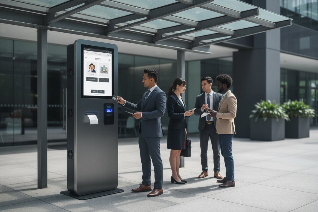 Use-case scenarios of semi-outdoor kiosks