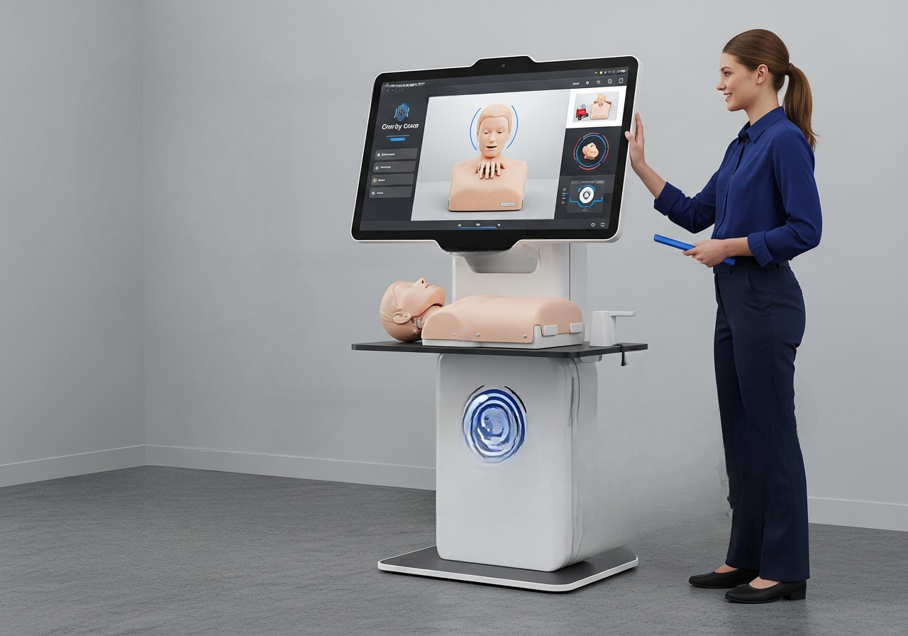 cpr training kiosk machine
