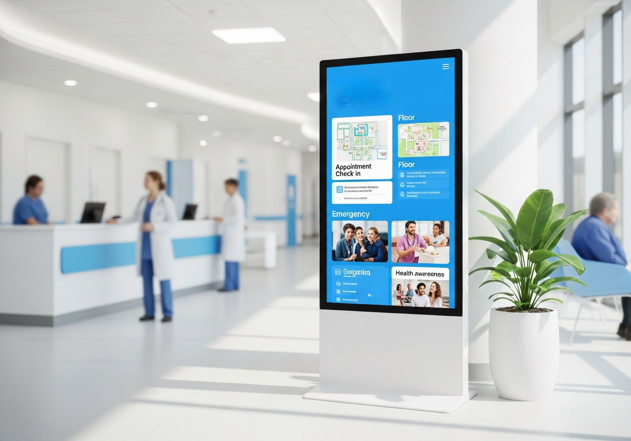 Digital signage for hospitals