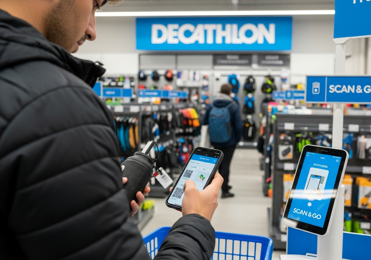 Decathlon Scan & Go checkout