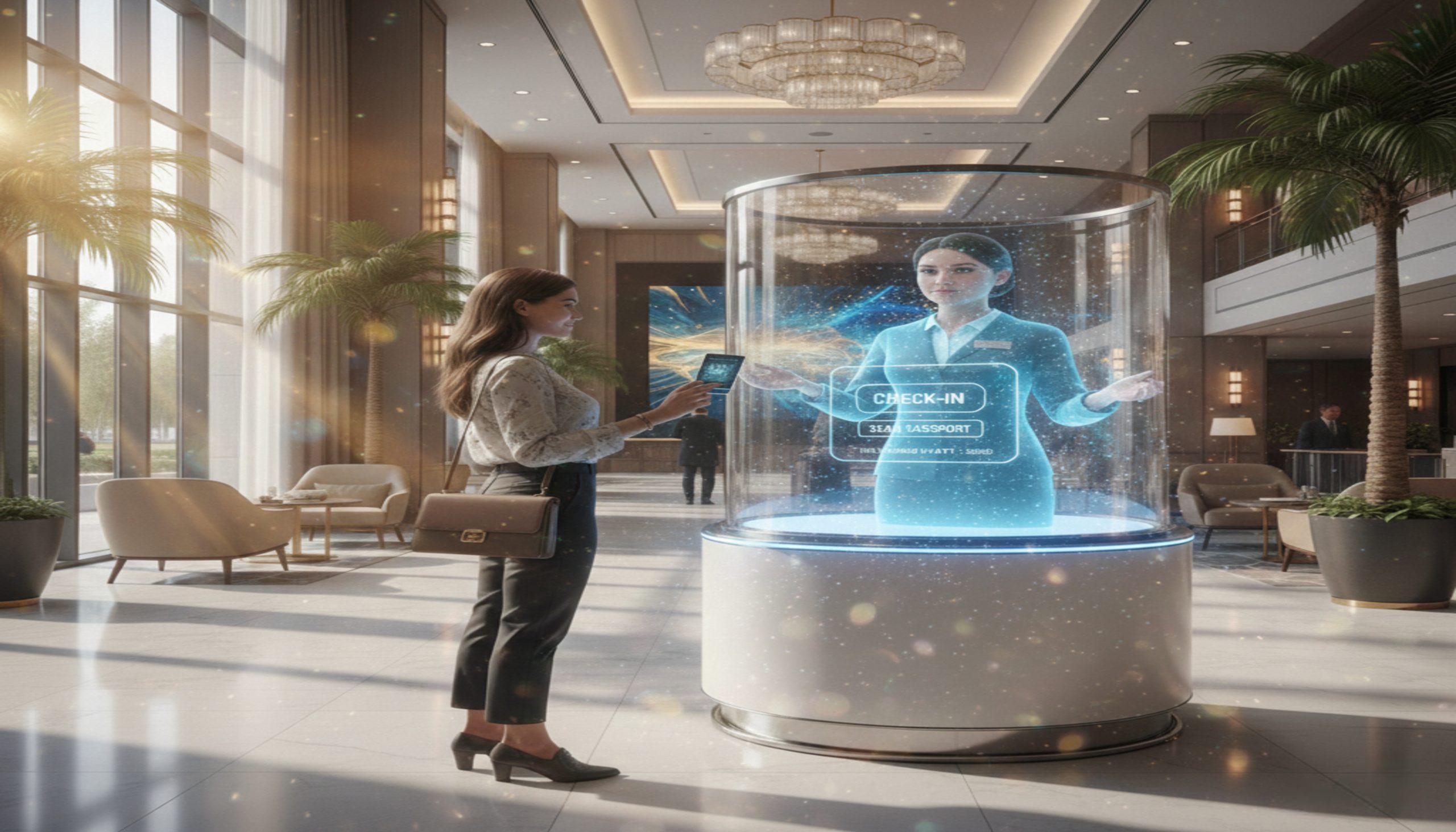 AI-powered Holographic Avatars: The Hotel Check-in Innovation
