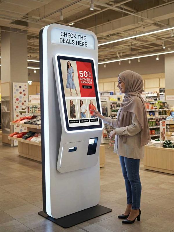 retail kiosk solution for brand promotion
