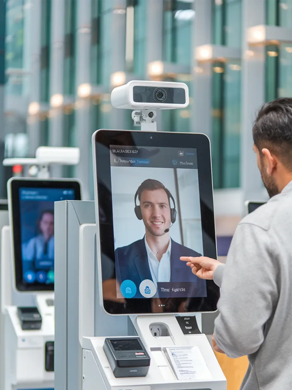 video calling kiosk machine